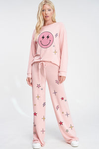 Pijama Rosada Smiley