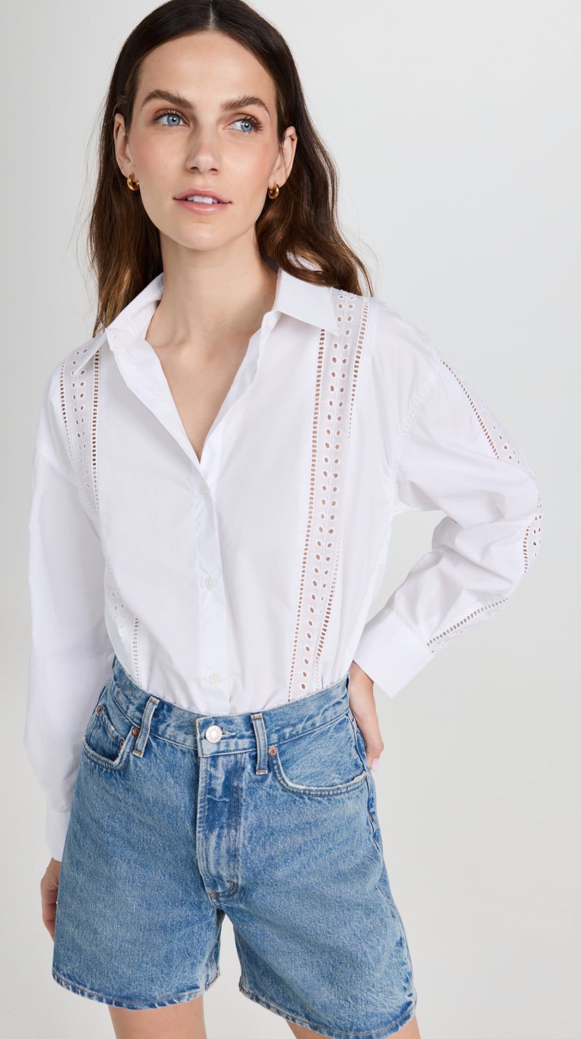 Camisa Blanca Embroidery Marlin