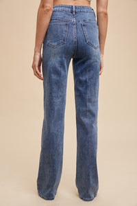 Pantalón Denim Straight Sabrina