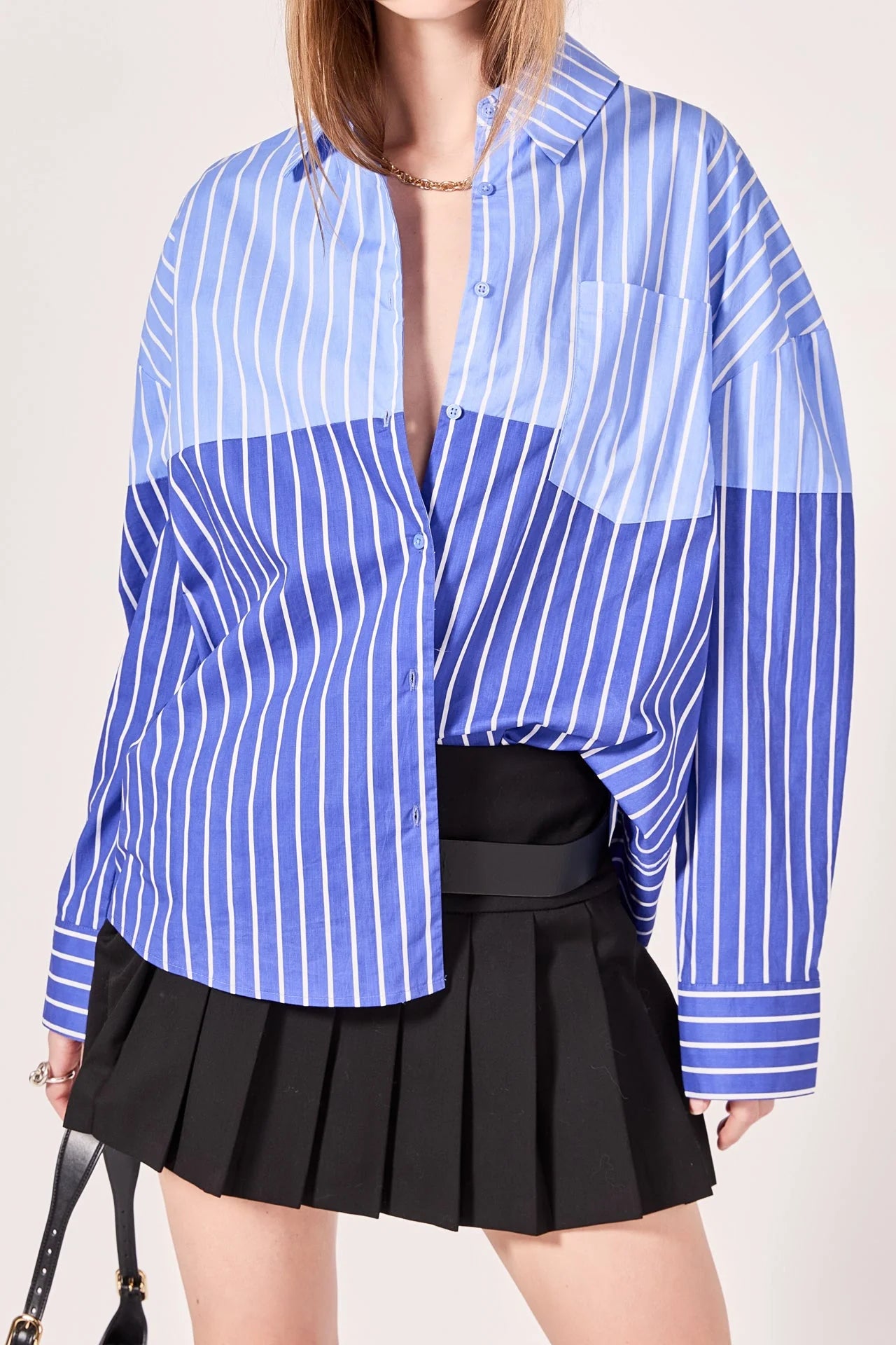 Camisa Stripes Contrast Penny
