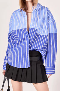 Camisa Stripes Contrast Penny