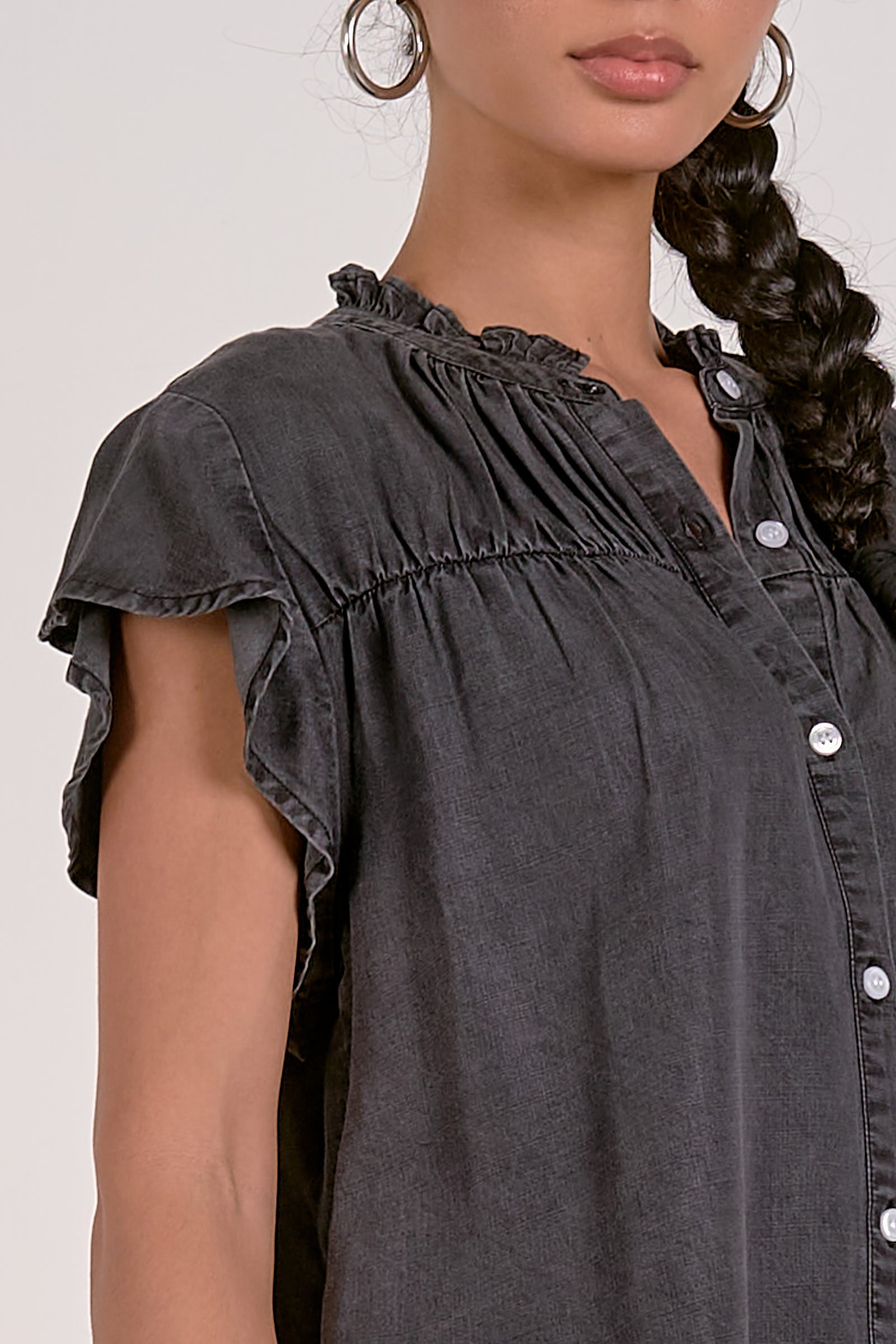 Camisa Tencel Acid Ruffle Beth