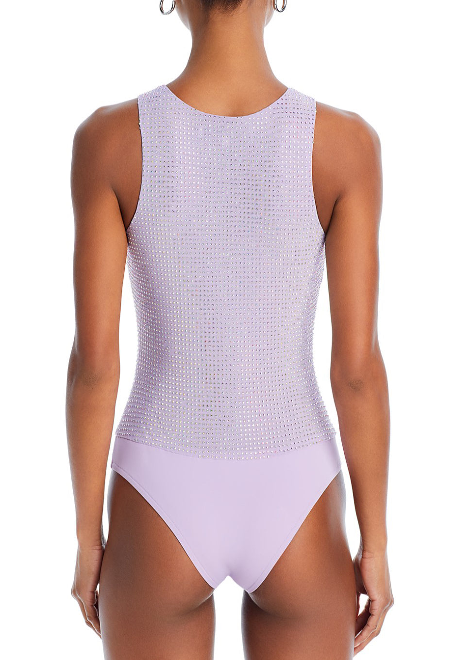 Body Mesh Lilac Rhinestone Lauren Sparkling