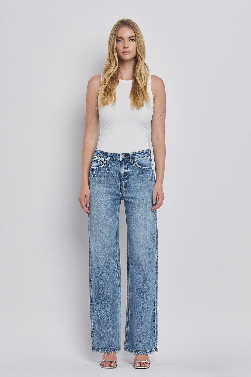 Pantalon Denim Straight Monica