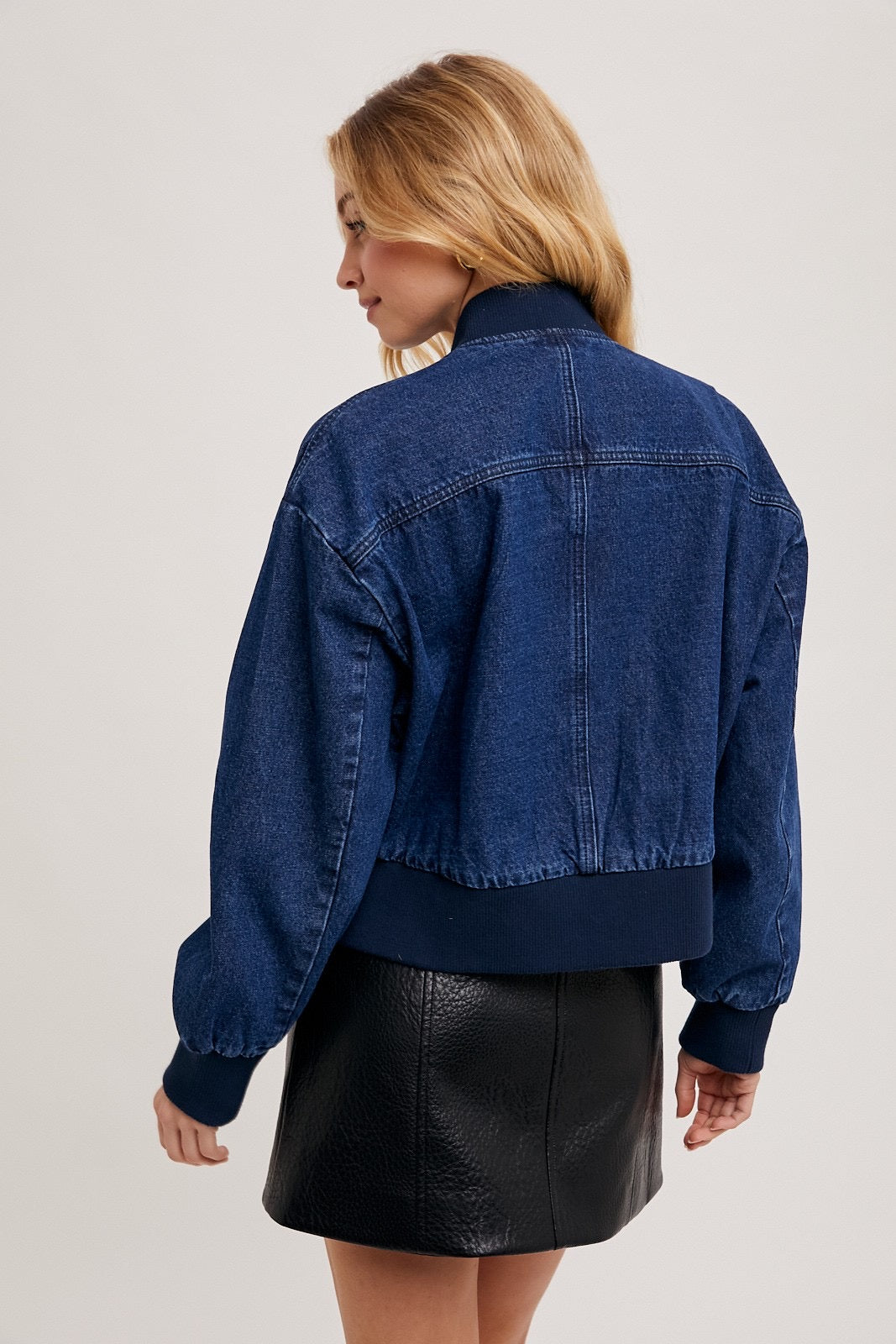 Chaqueta Bomber Denim Brunella