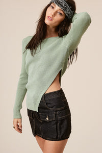 Suéter Mint Knit Side Open Juliet