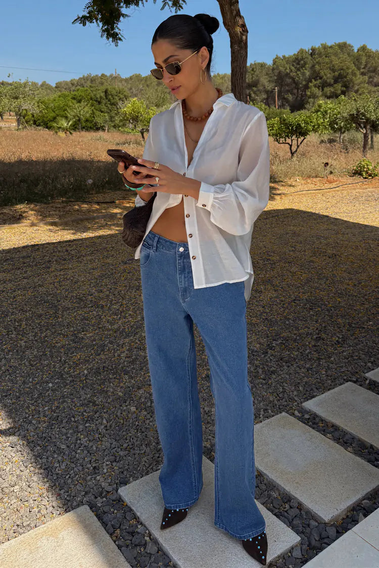 Pantalones Denim Deloris Neverfully