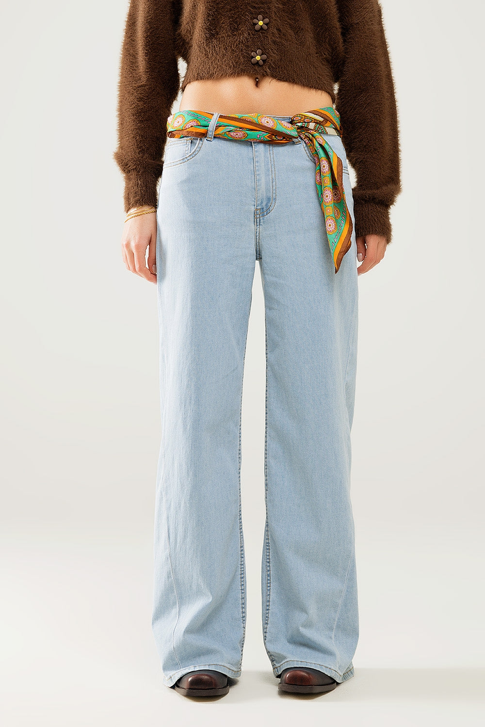 Pantalones Denim Wide Leg Penny
