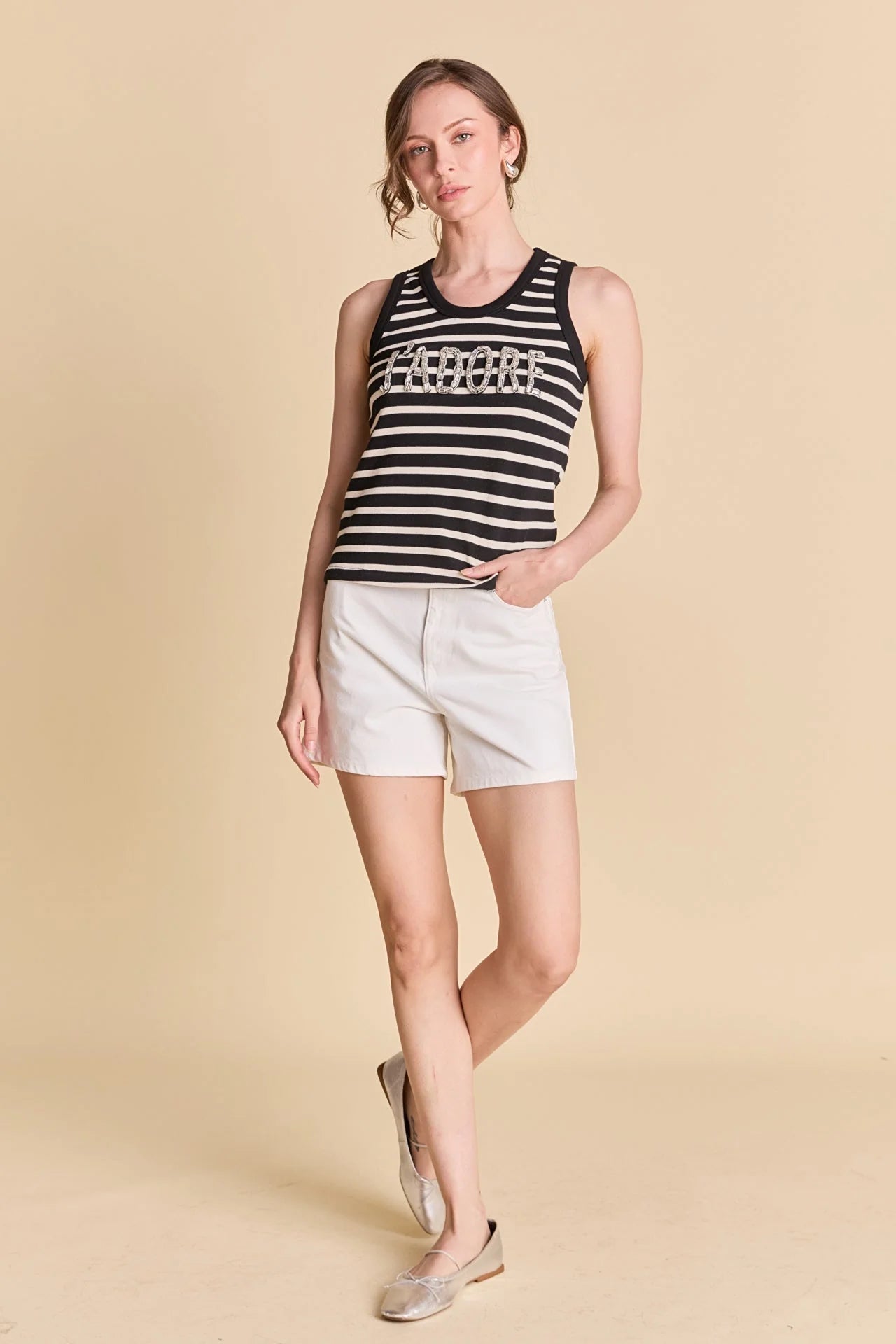 Tank Top Stripes J’adore