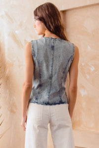 Chaleco Denim Edge Clarissa