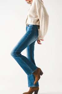Pantalón Denim Straight Bootcut Eli
