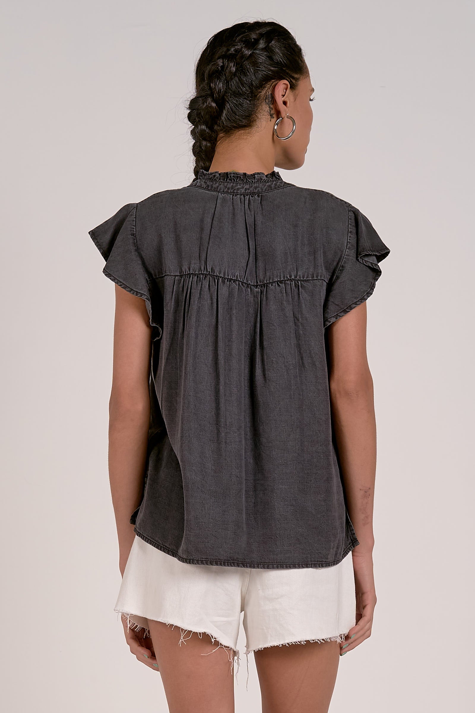 Camisa Tencel Acid Ruffle Beth