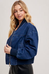 Chaqueta Bomber Denim Brunella