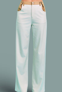 Pantalón Trouser Beige Contrast Lynn