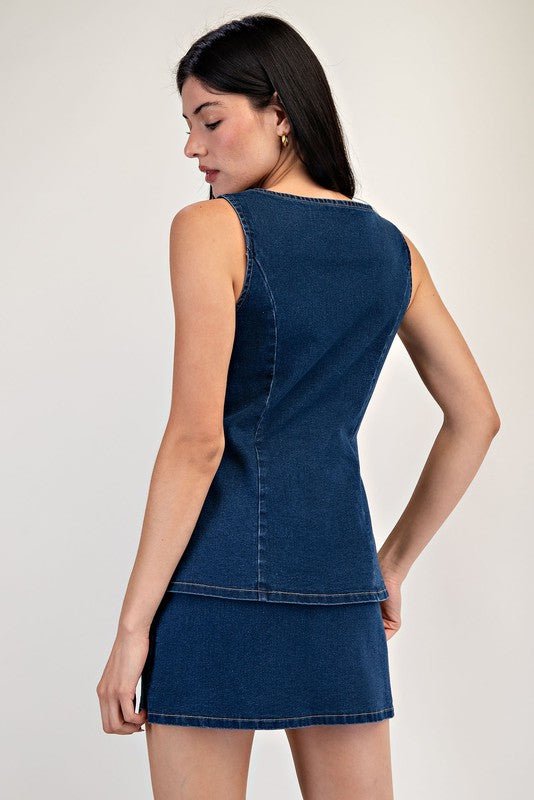Vestido Denim Button Annie