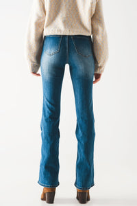 Pantalón Denim Straight Bootcut Eli