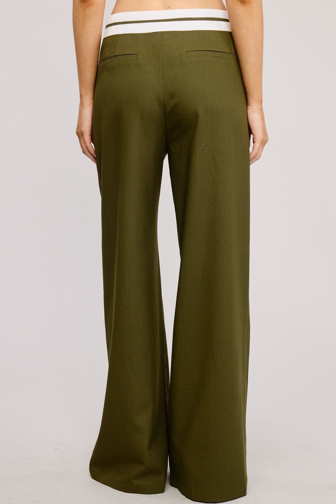 Pantalón Trouser Oliva Contrast Sam