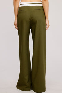 Pantalón Trouser Oliva Contrast Sam