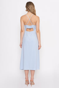 Vestido Baby Blue Halter Gigi