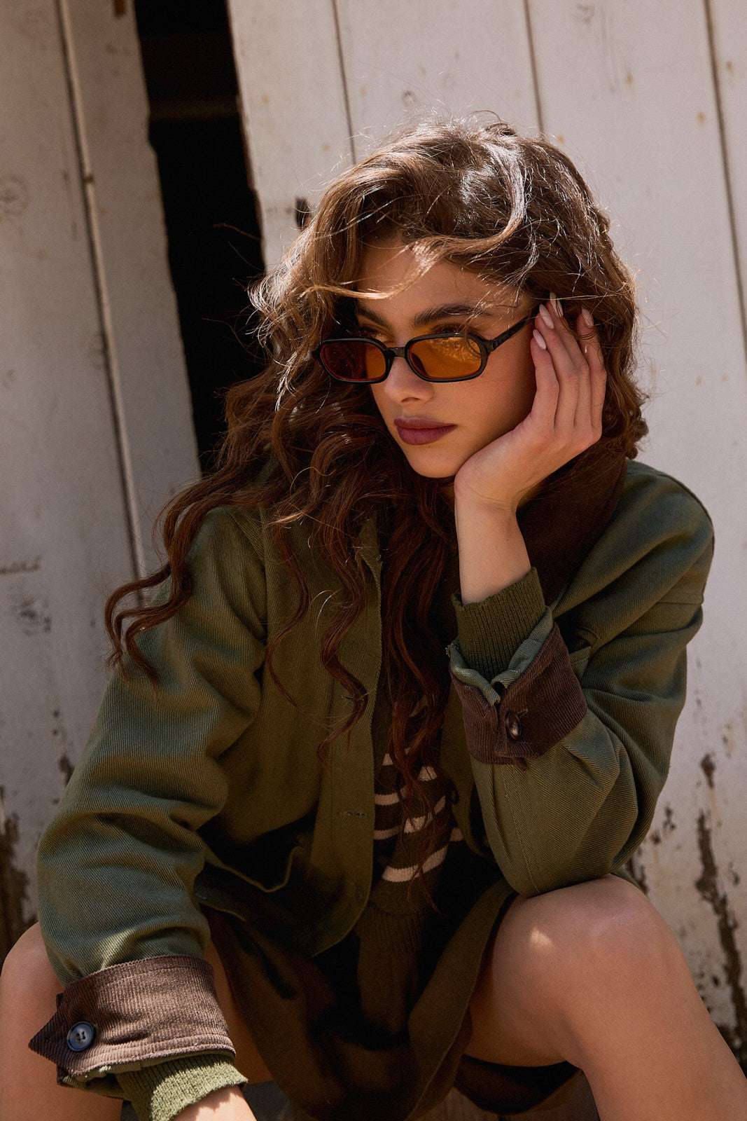 Chaqueta Olive Barn Sabrina