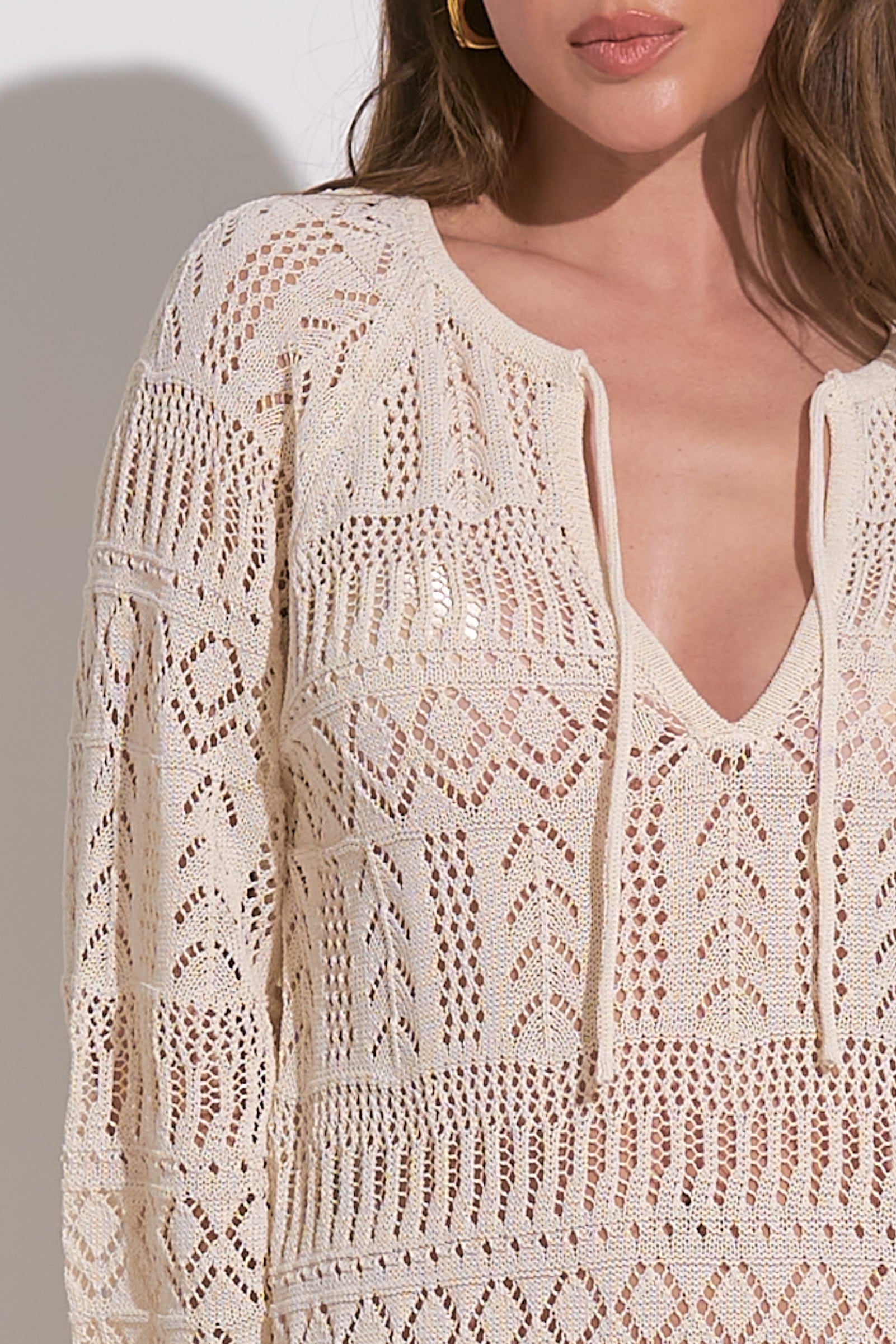 Vestido Midi Crochet Sandra