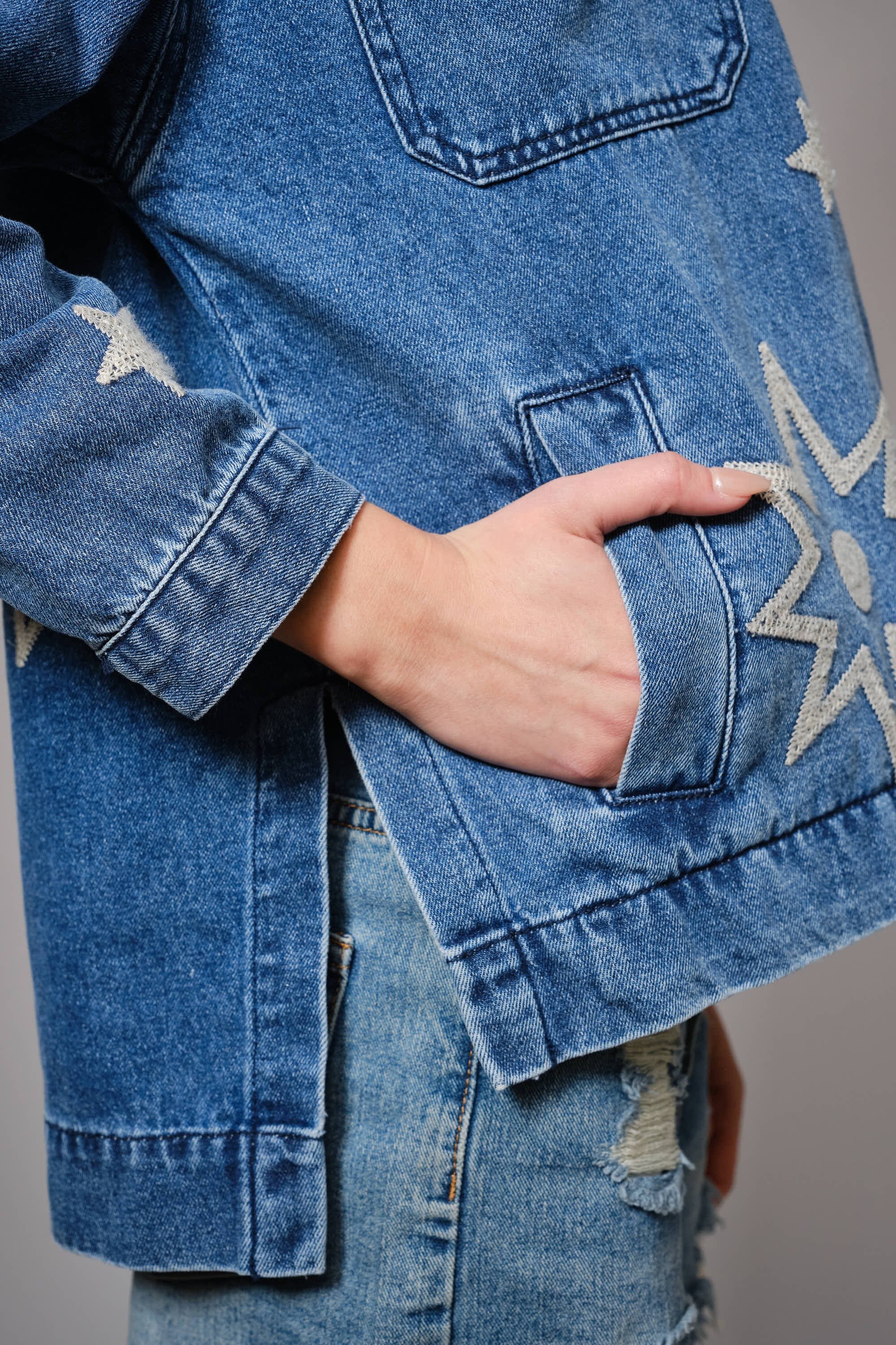 Chaqueta Denim Cosmic Lizzy