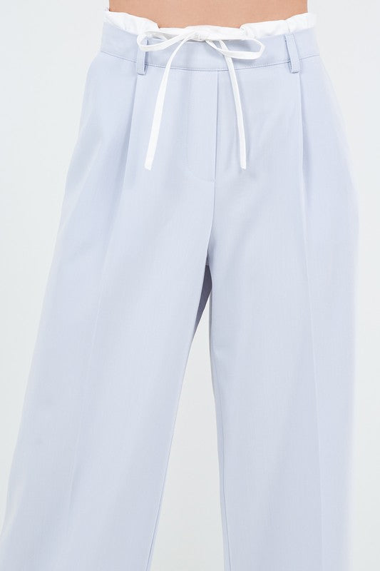 Pantalón Trouser Sky Blue Contrast