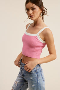 Tank Top Rosado Colorblock Strap Helen