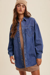 Camisa Denim Heart Piper