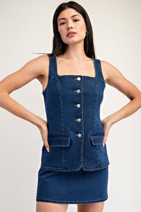 Vestido Denim Button Annie
