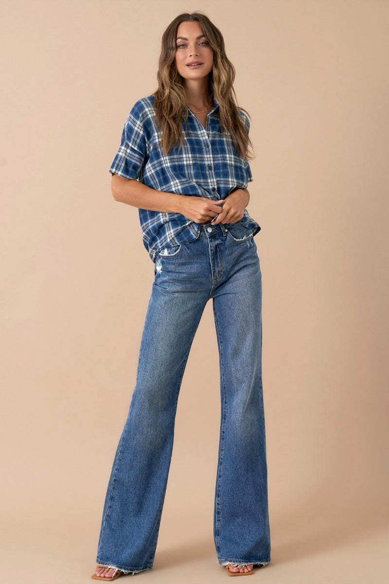 Pantalón Denim Boot Cut Alana