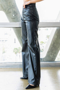 Pantalón Cuero Wide Leg Anna