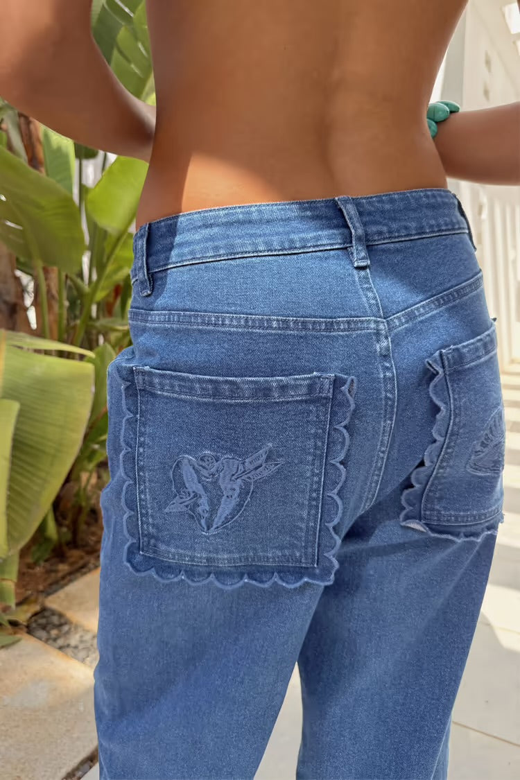 Pantalones Denim Deloris Neverfully