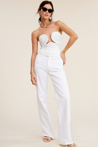 Top Blanco Bustier Stacey