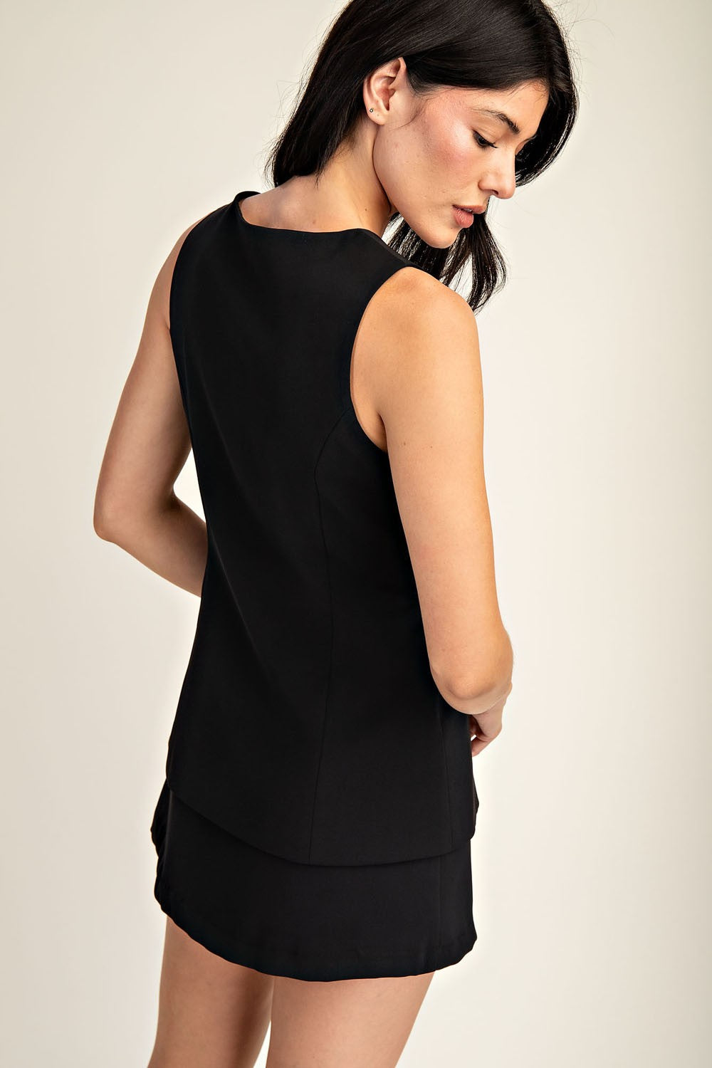 Vestido Negro Button Annie