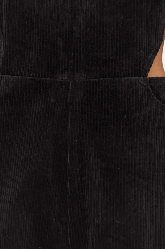Braga Negra Cut Out Corduroy Carol