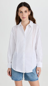 Camisa Blanca Embroidery Marlin