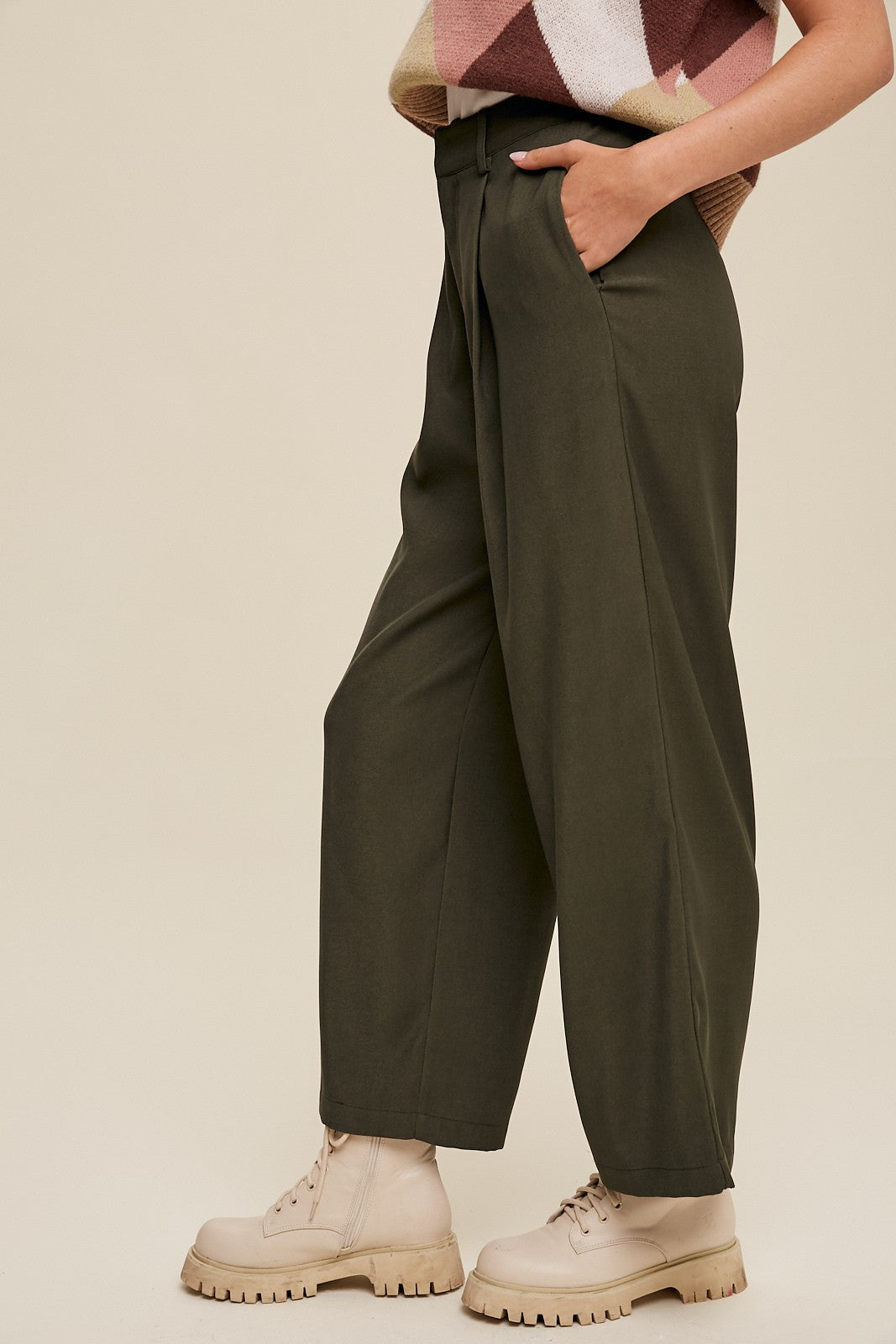Pantalón Trouser Olive Lizzy