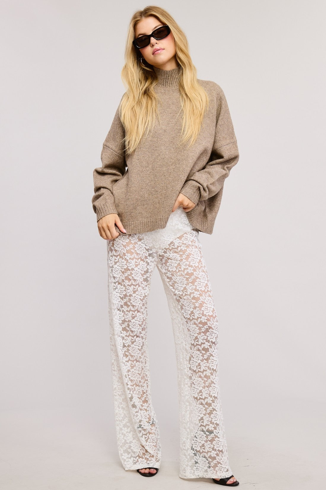 Pantalón Blanco Lace Tris