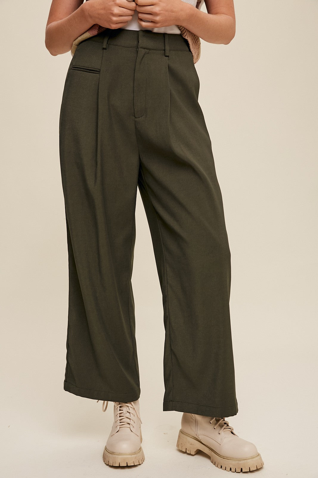 Pantalón Trouser Olive Lizzy