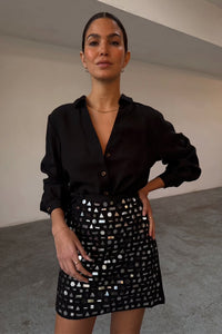 Camisa Miley Negra Neverfully