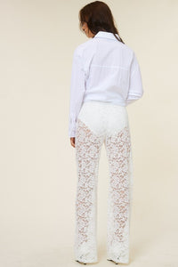 Pantalón Blanco Lace Tris