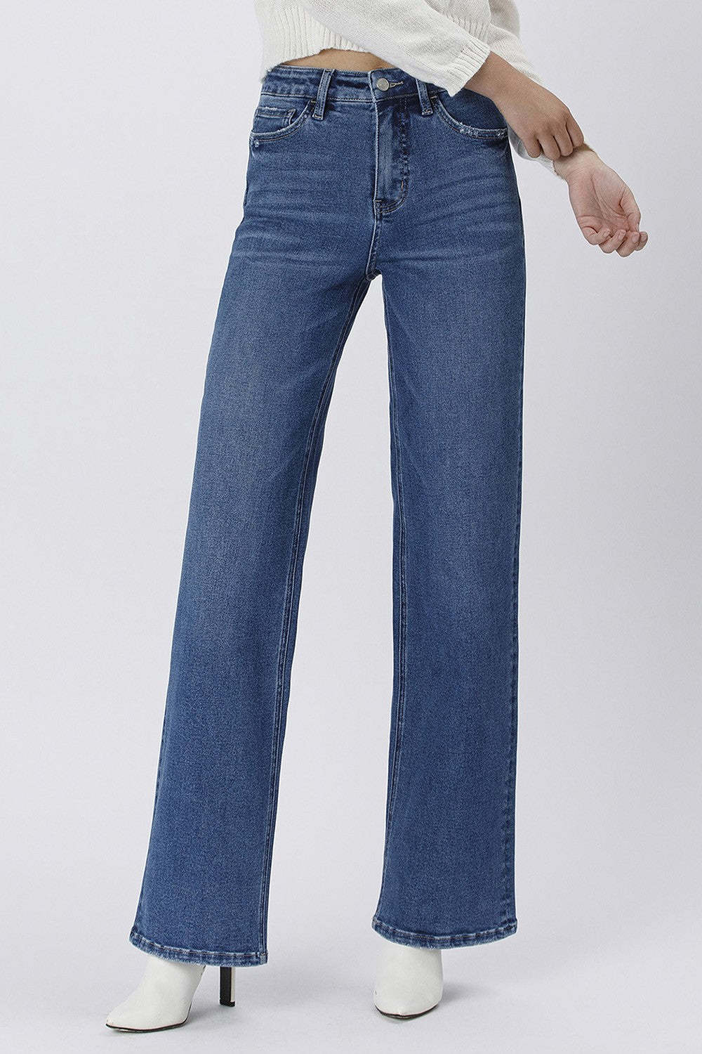 Pantalón Denim Straight Tummy Tuck Leg Renata