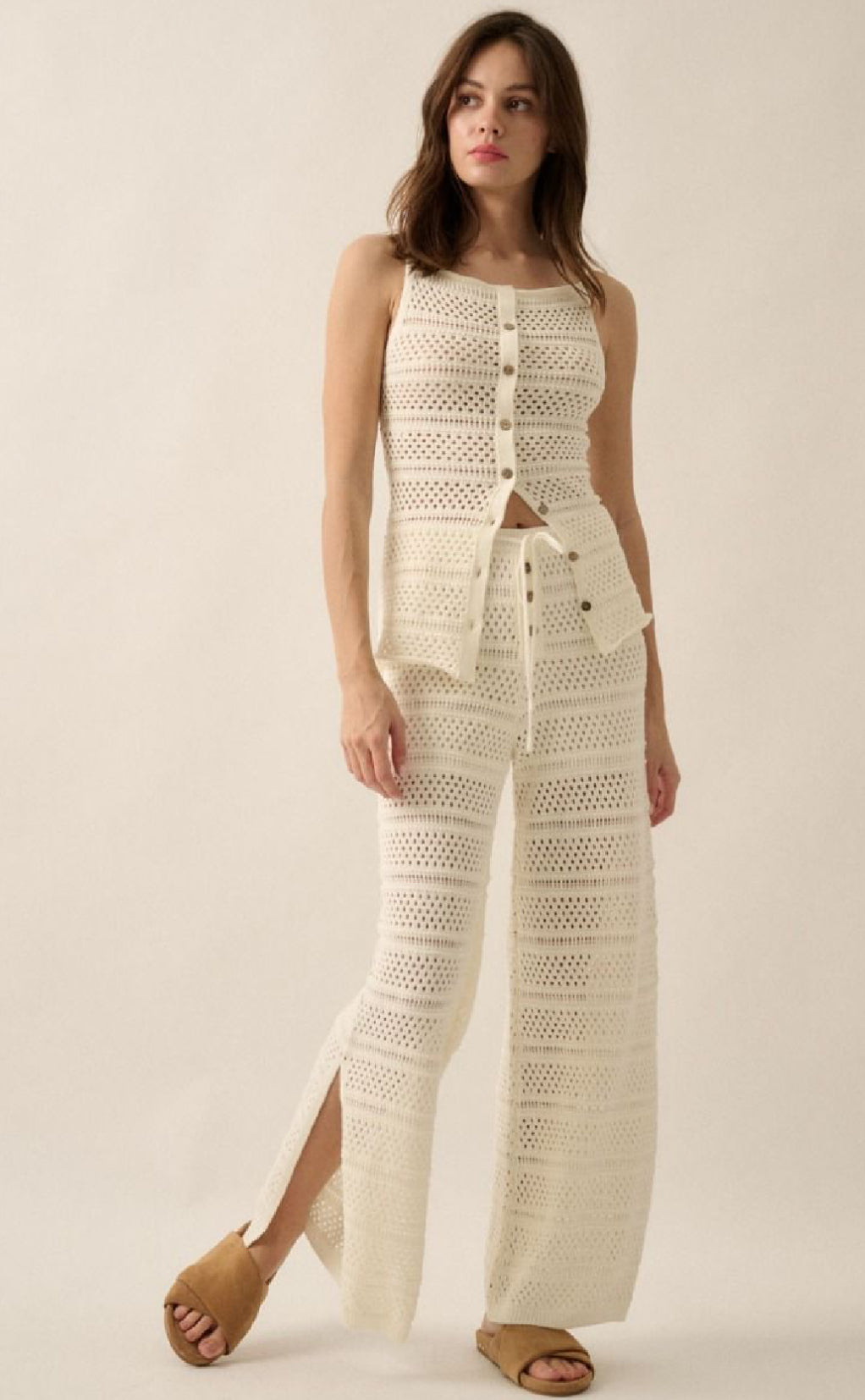 Top Crochet Button Grace