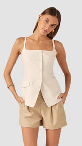 Top Chaleco Linen Belly