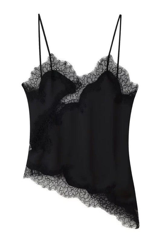 Top Cami Lace Diagonal Paulette