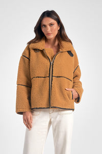 Chaqueta Abrigo Camel Aspen