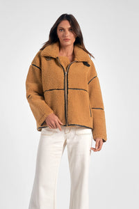 Chaqueta Abrigo Camel Aspen