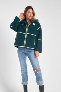 Chaqueta Abrigo Dark Green Aspen