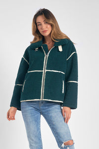 Chaqueta Abrigo Dark Green Aspen